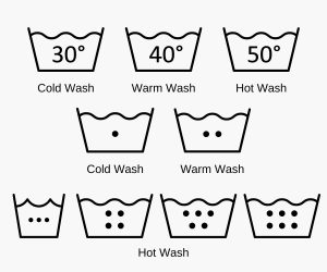 معنی علائم روی لیبل لباس - بررسی علامت های معروف و معانی آنها در صنعت پوشاک 